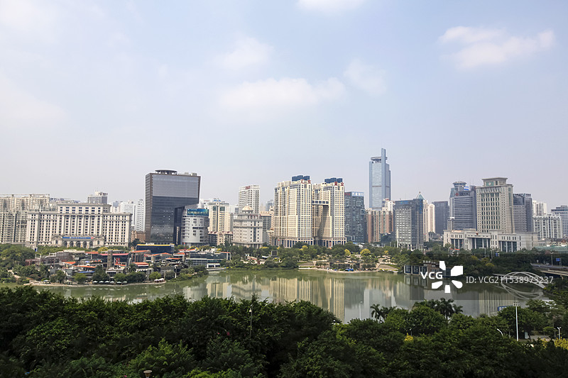 广西南宁民㰤湖风光图片素材