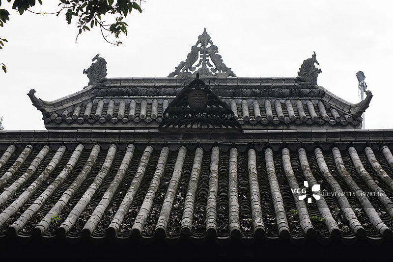 四川德阳孝泉古镇姜公坟、邻姑泉、武圣宫图片素材