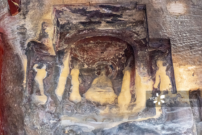 四川巴中通江千佛岩石窟图片素材