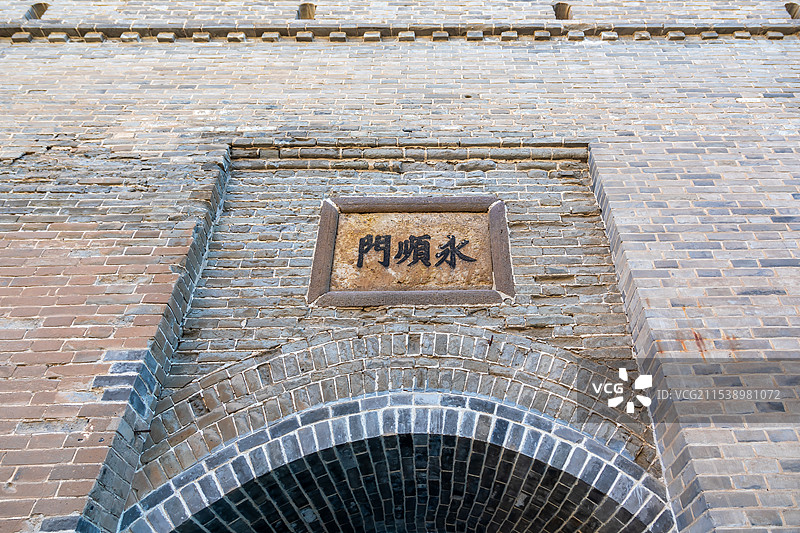 张家口市大境门景区永顺门图片素材