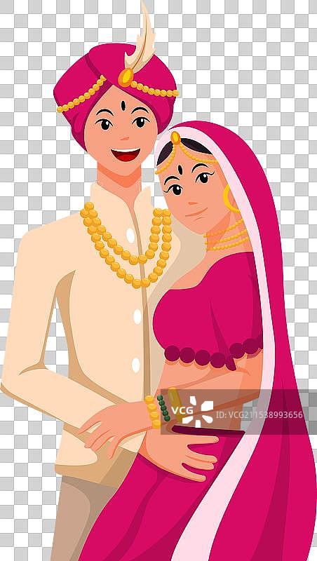 印度婚礼角色图片素材