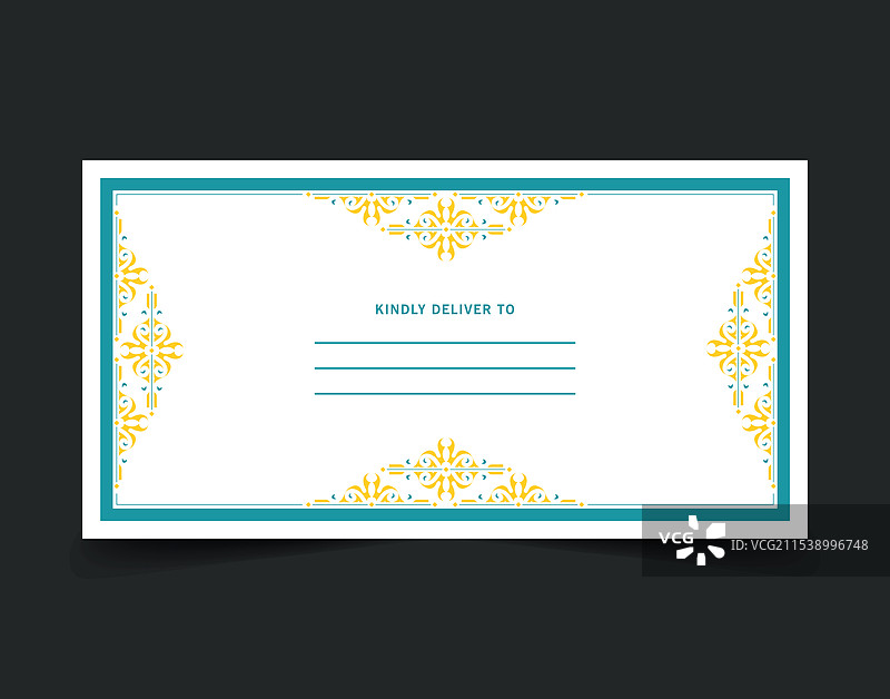 色彩丰富的艺术贺卡设计图片素材