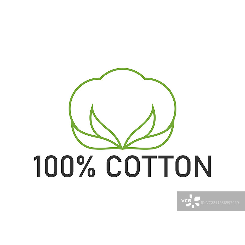 棉花花朵线条图标图片素材