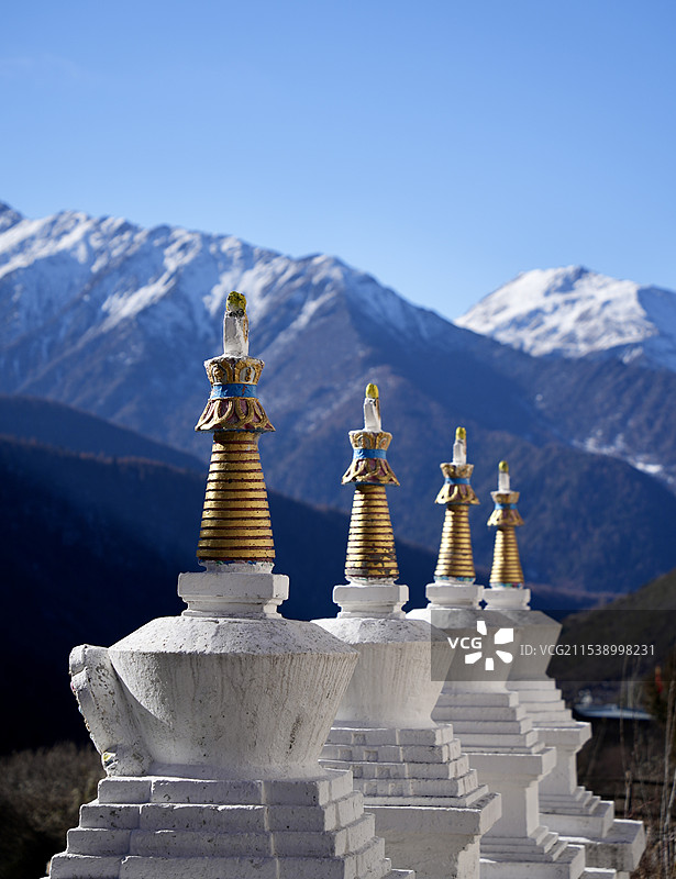 四姑娘山｜藏寺图片素材