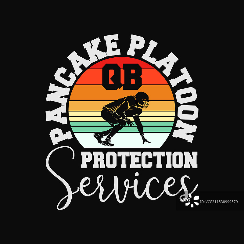 橄榄球进攻线员的平底锅战斗小组图片素材