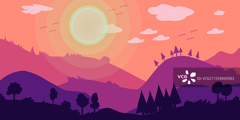 山地风景图片素材