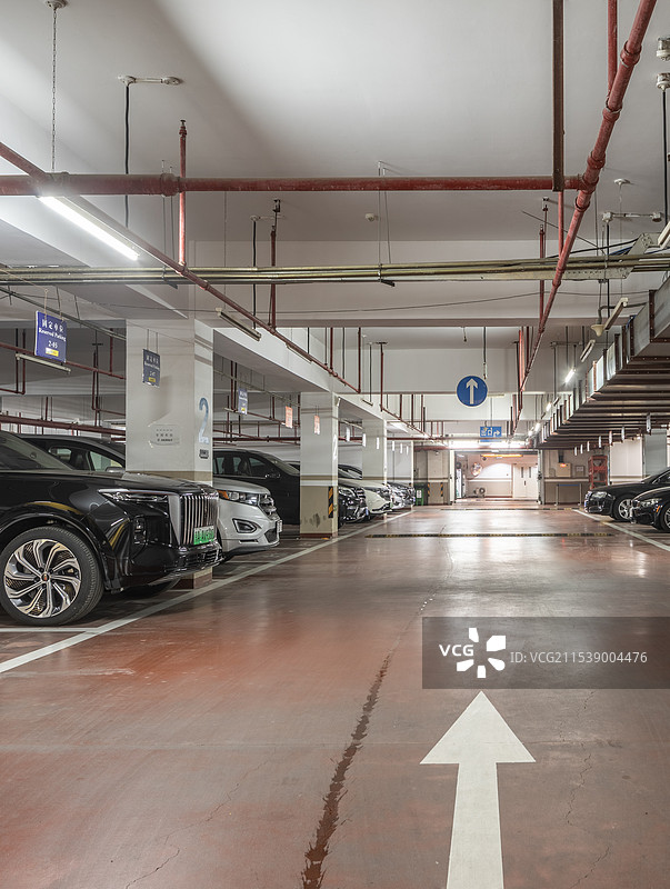 地下停车场图片素材