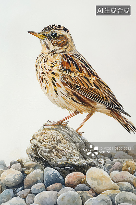 【AI数字艺术】鸣叫的麻雀家雀图片素材