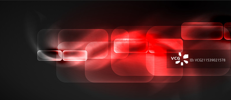 霓虹玻璃形状用于您的文本或产品图片素材