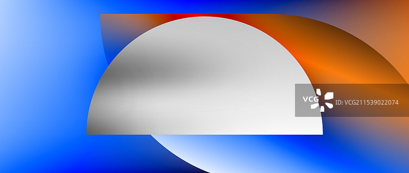 渐变的圆形和圆形图案，简约风格图片素材