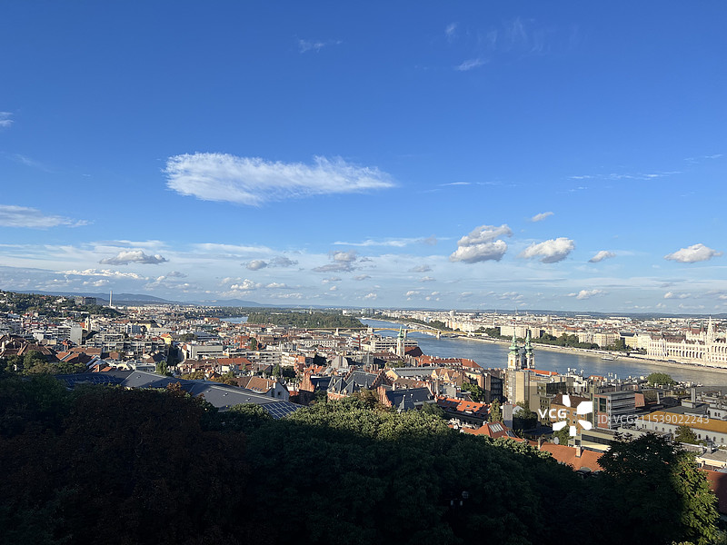 俯瞰布达佩斯图片素材