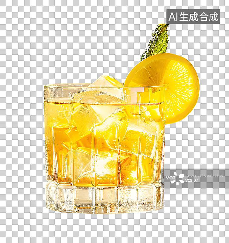 【AI数字艺术】吧台上的饮料，夏天，休闲生活，背景图片素材