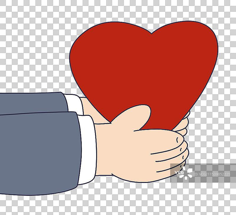 手拿着心形的动作，爱心，关爱图片素材