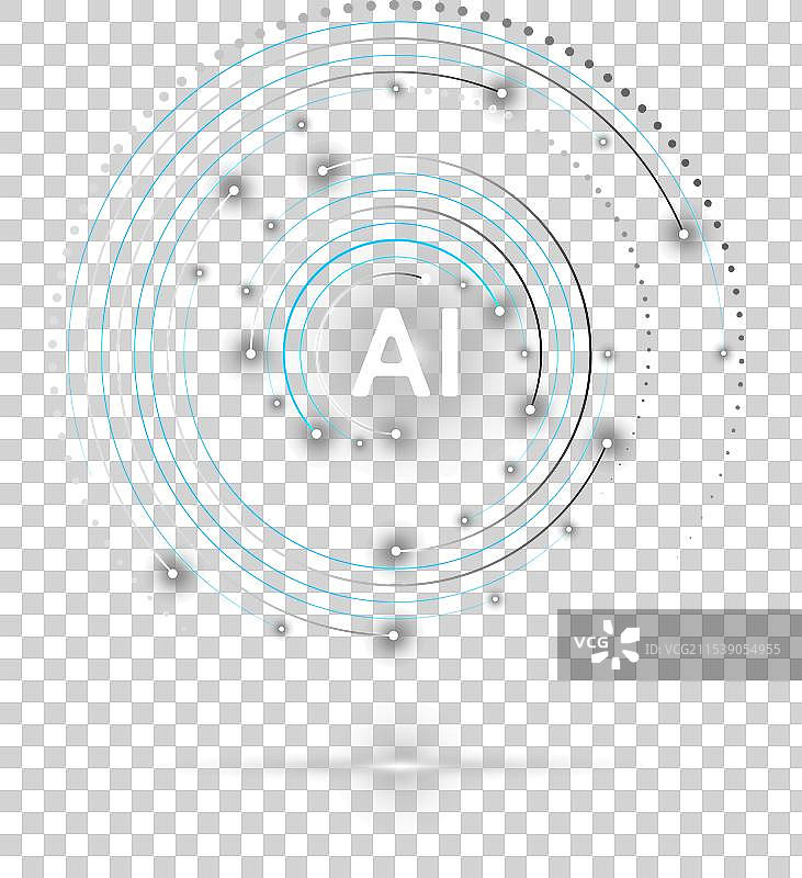 人工智能电路线条风格图片素材
