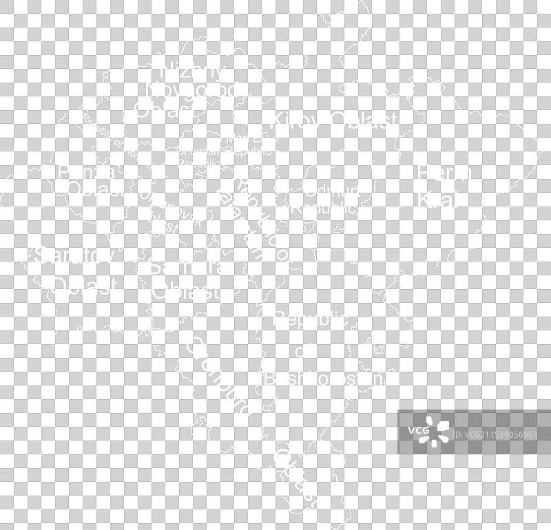 伏尔加联邦区地图轮廓图片素材