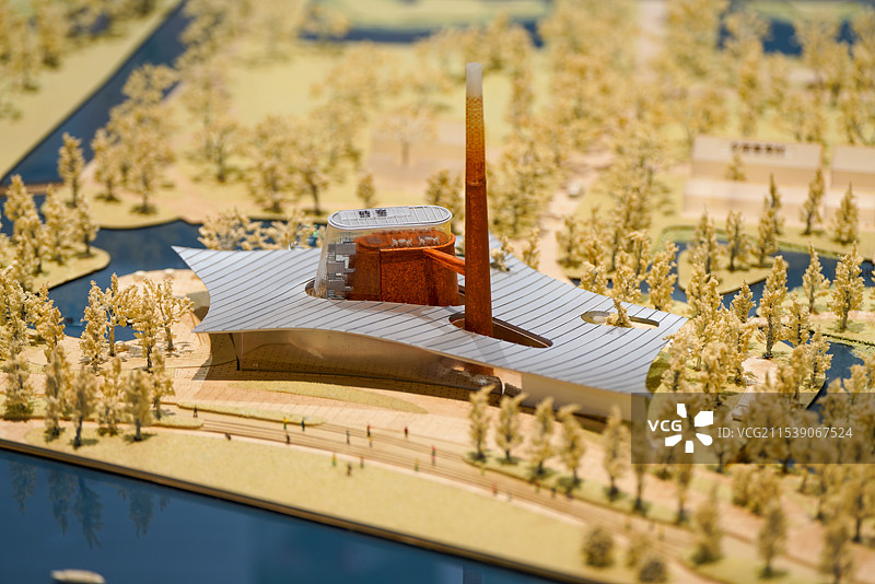 上海城市规划展示馆 建筑模型图片素材