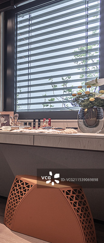 主卧中的化妆间图片素材