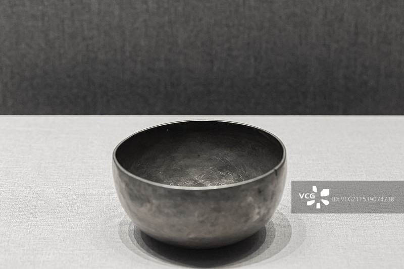 铭文银碗 贵霜帝国 巴基斯坦图片素材