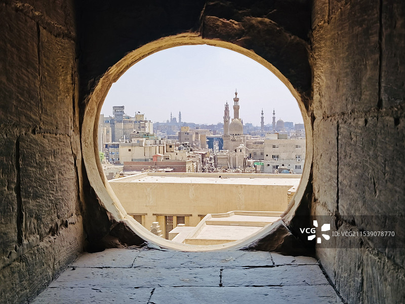 埃及开罗城市街道建筑风景图片素材