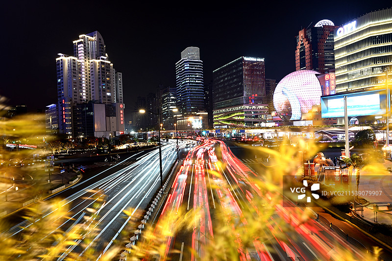 徐家汇路口图片素材