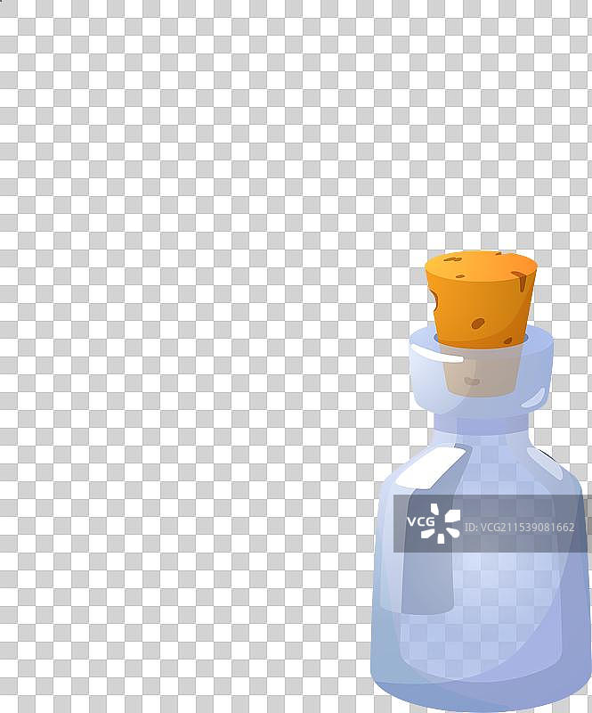 带塞子的药水瓶游戏图标图片素材