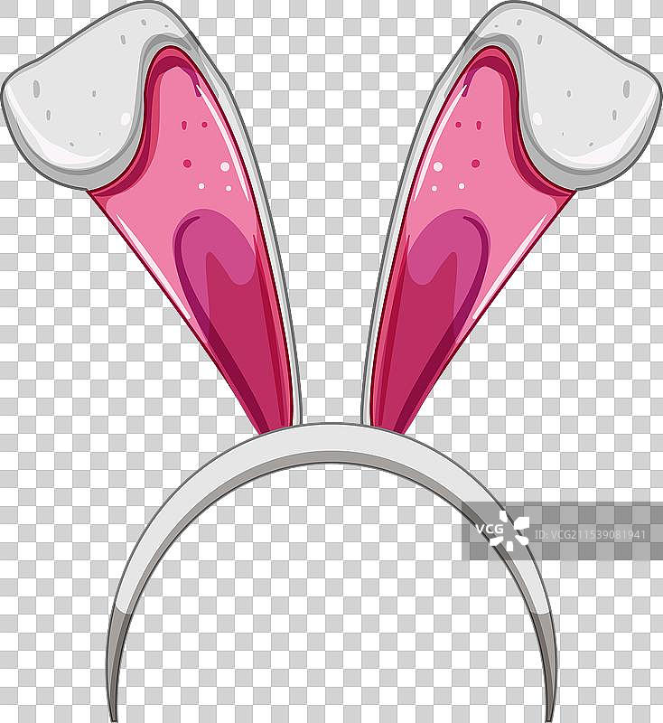 复活节兔耳朵卡通符号图片素材