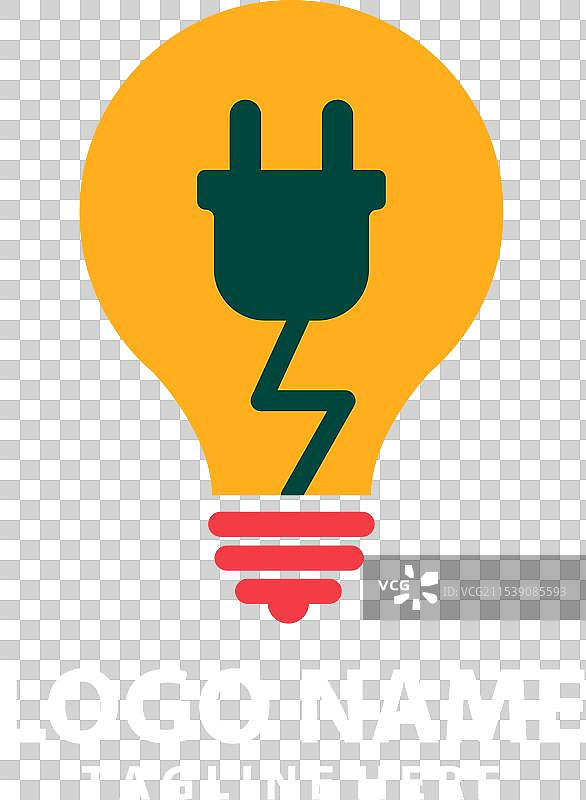 电灯泡logo设计图片素材