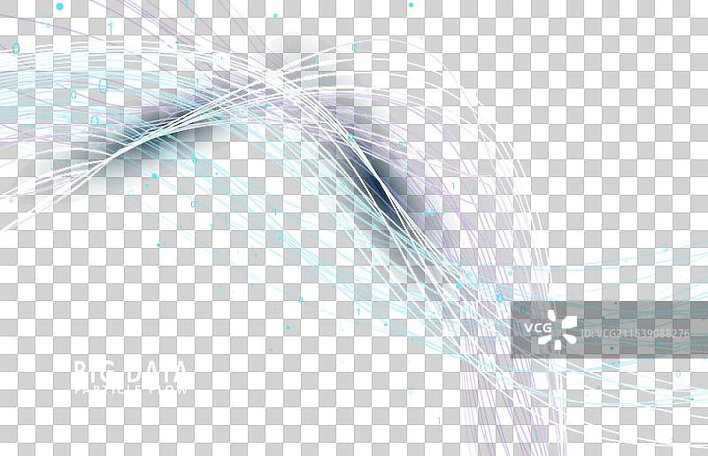 抽象的虚拟数字流图片素材