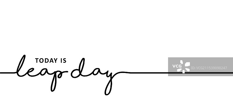 闰日或闰年 2月29日图片素材