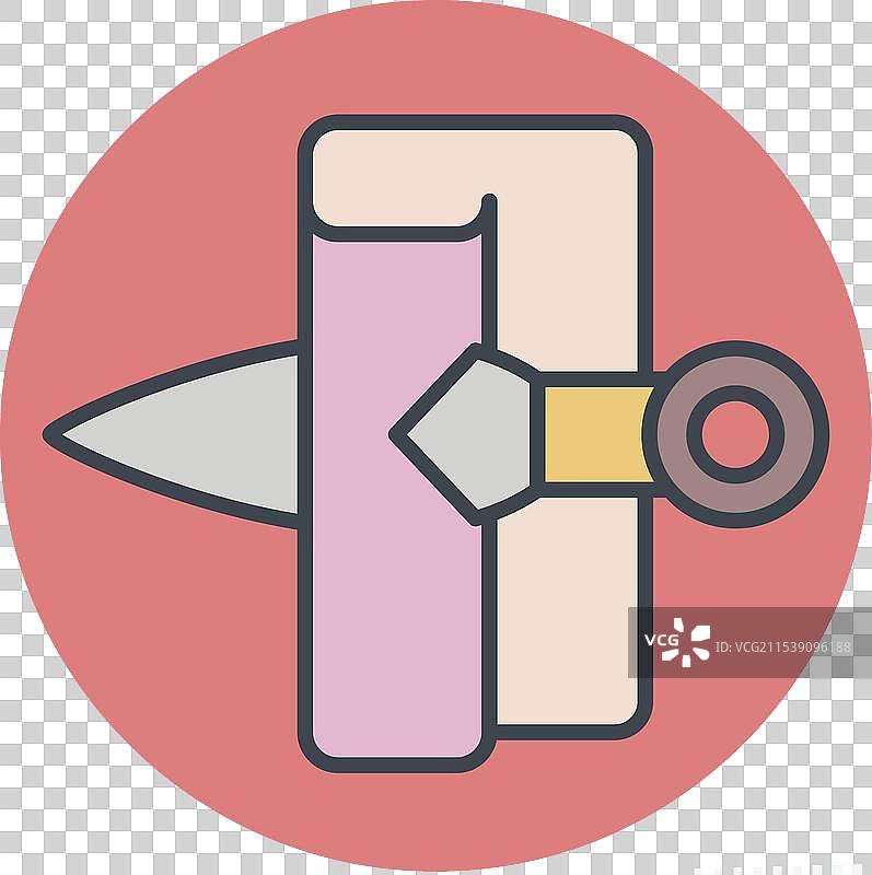 与忍者符号相关的图标书信颜色搭配图片素材