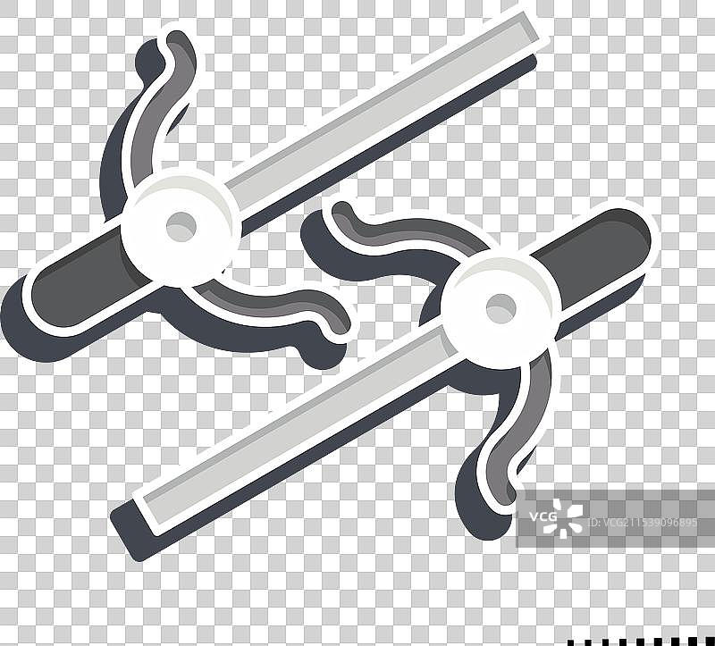 光泽风格的与忍者符号相关的图标 sai图片素材