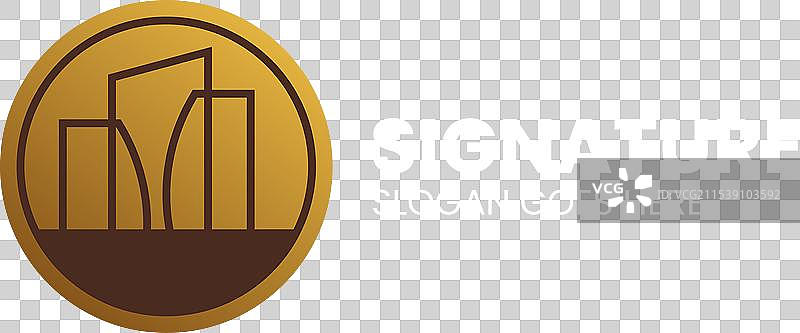 简单的吉祥物风格标志设计图片素材