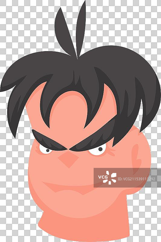 狡猾男人的搞笑头像图片素材