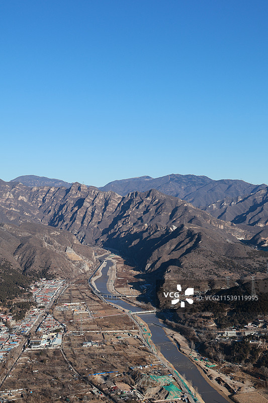 马致远故居周围山景图片素材