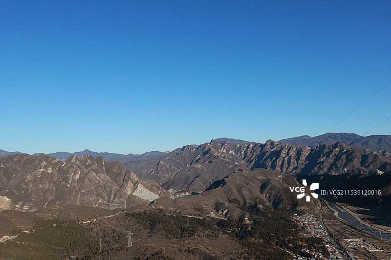 马致远故居周围山景图片素材