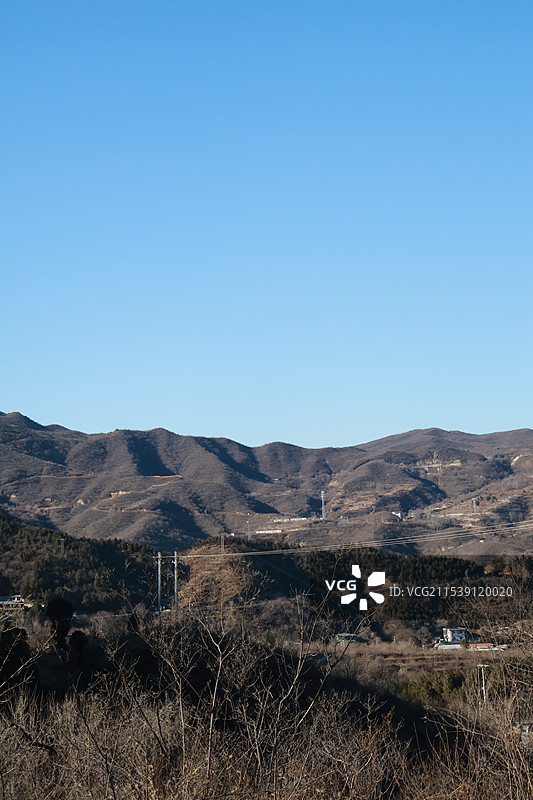 马致远故居周围山景图片素材