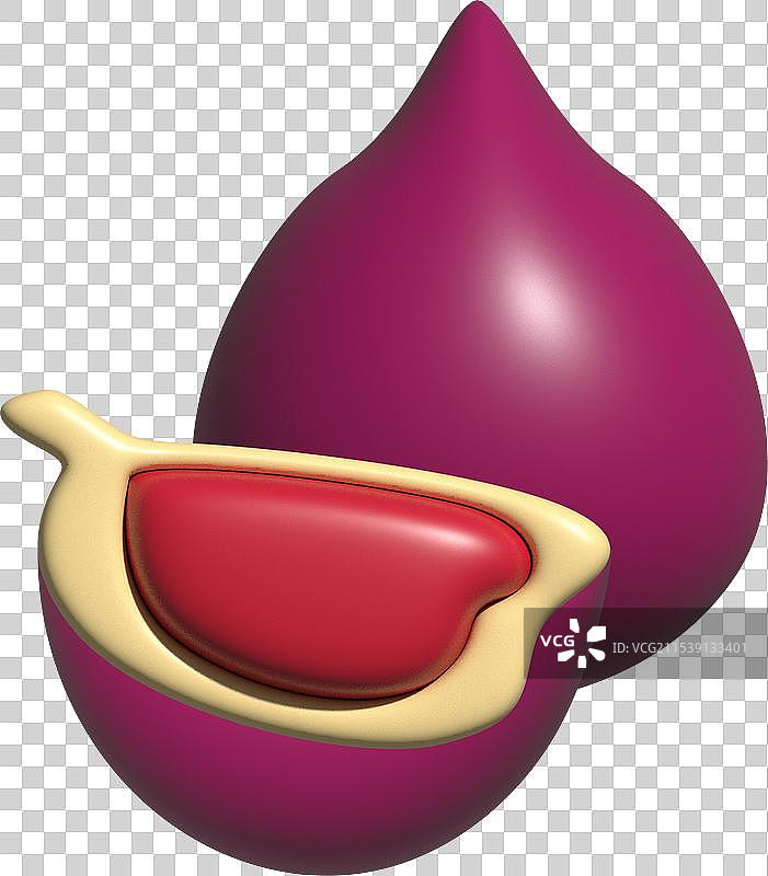 3D 石榴图标图片素材