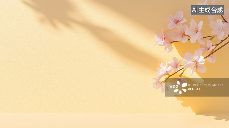 【AI数字艺术】夏日花墙背景图图片素材