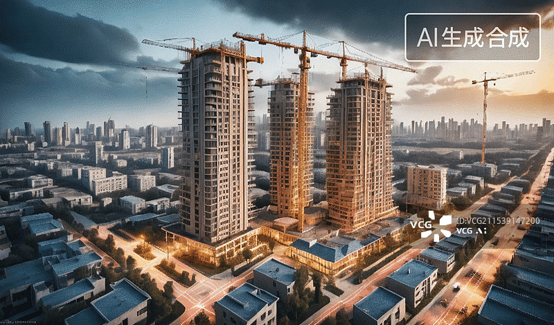 【AI数字艺术】城市之光图片素材