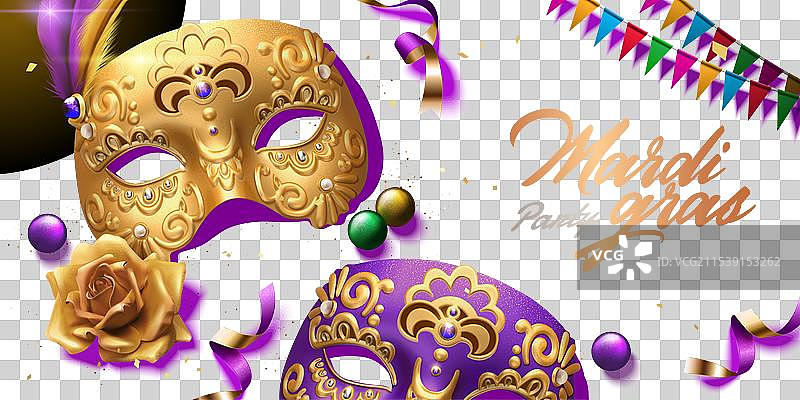 狂欢节横幅设计图片素材