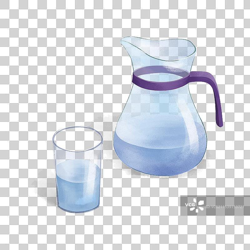 凉水壶水杯图片素材