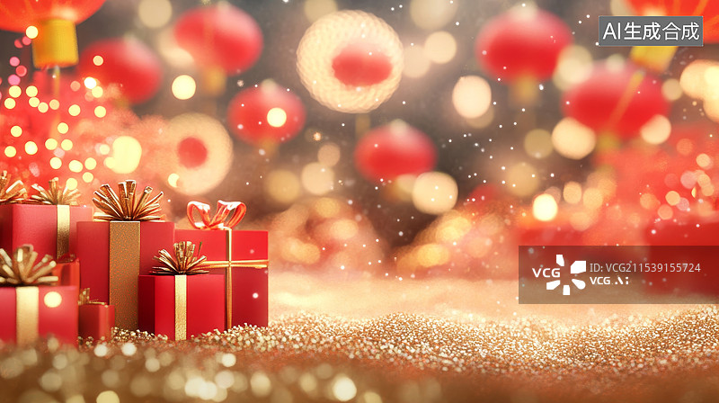 【AI数字艺术】传统节日背景图片素材