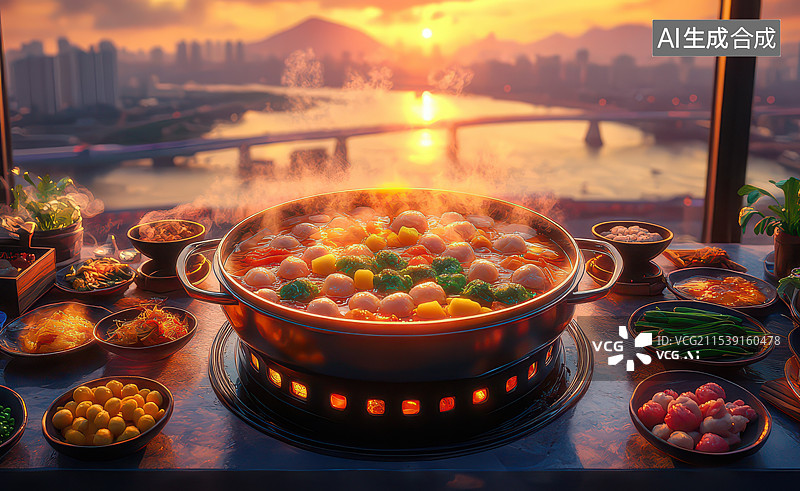 【AI数字艺术】火锅图片素材