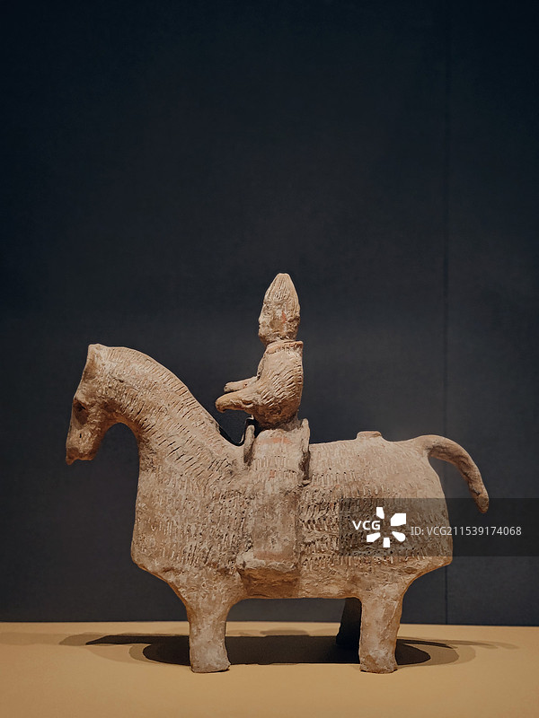 西安博物院——骑马俑图片素材