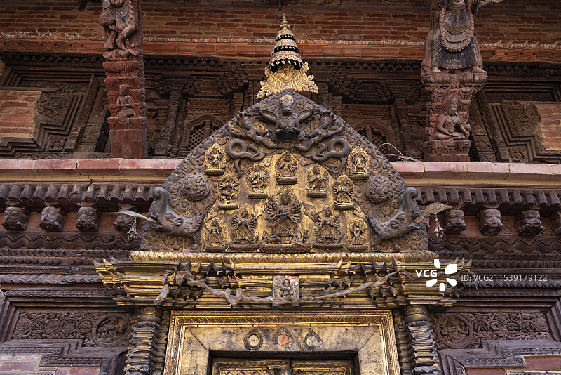 尼泊尔加德满都杜巴广场建筑艺术图片素材