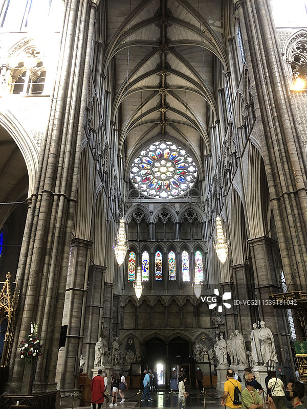 英国伦敦的威斯敏斯特大教堂图片素材