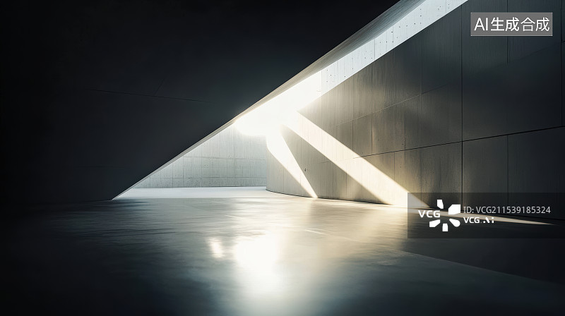 【AI数字艺术】艺术中心建筑空间图片素材