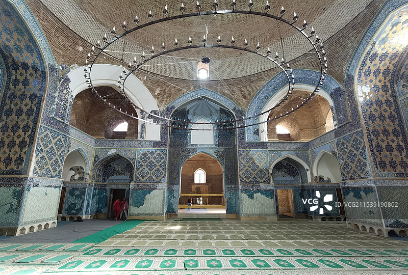 伊朗大不里士蓝色清真寺图片素材