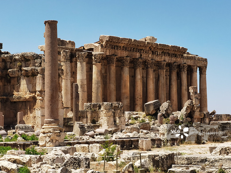 黎巴嫩巴勒贝克遗址图片素材