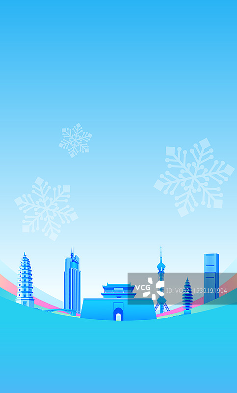 高端河北冬日立冬小雪大雪冬至小寒大寒雪花活动旅游科技图片素材